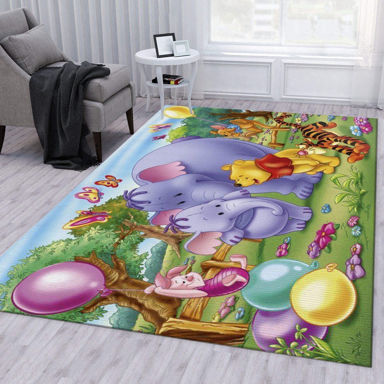 Winnie The Pooh Ver12 Disney Area Rug Living Room Rug Home Decor Area Rug For Living Room Bedroom Rug Home Decor