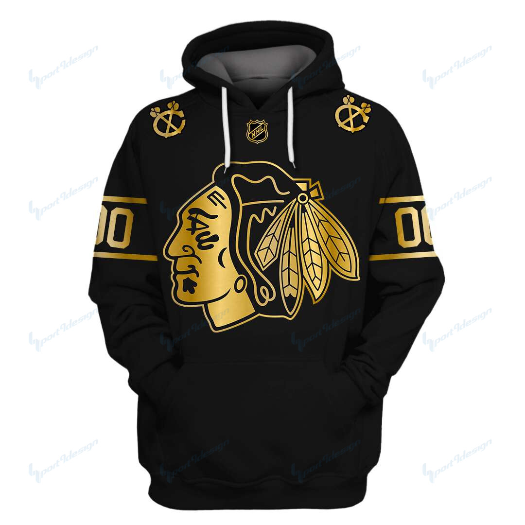 Chicago Blackhawks Limited Edition All Over Print Hoodie Sweatshirt Zip Hoodie T Shirt Unisex 824