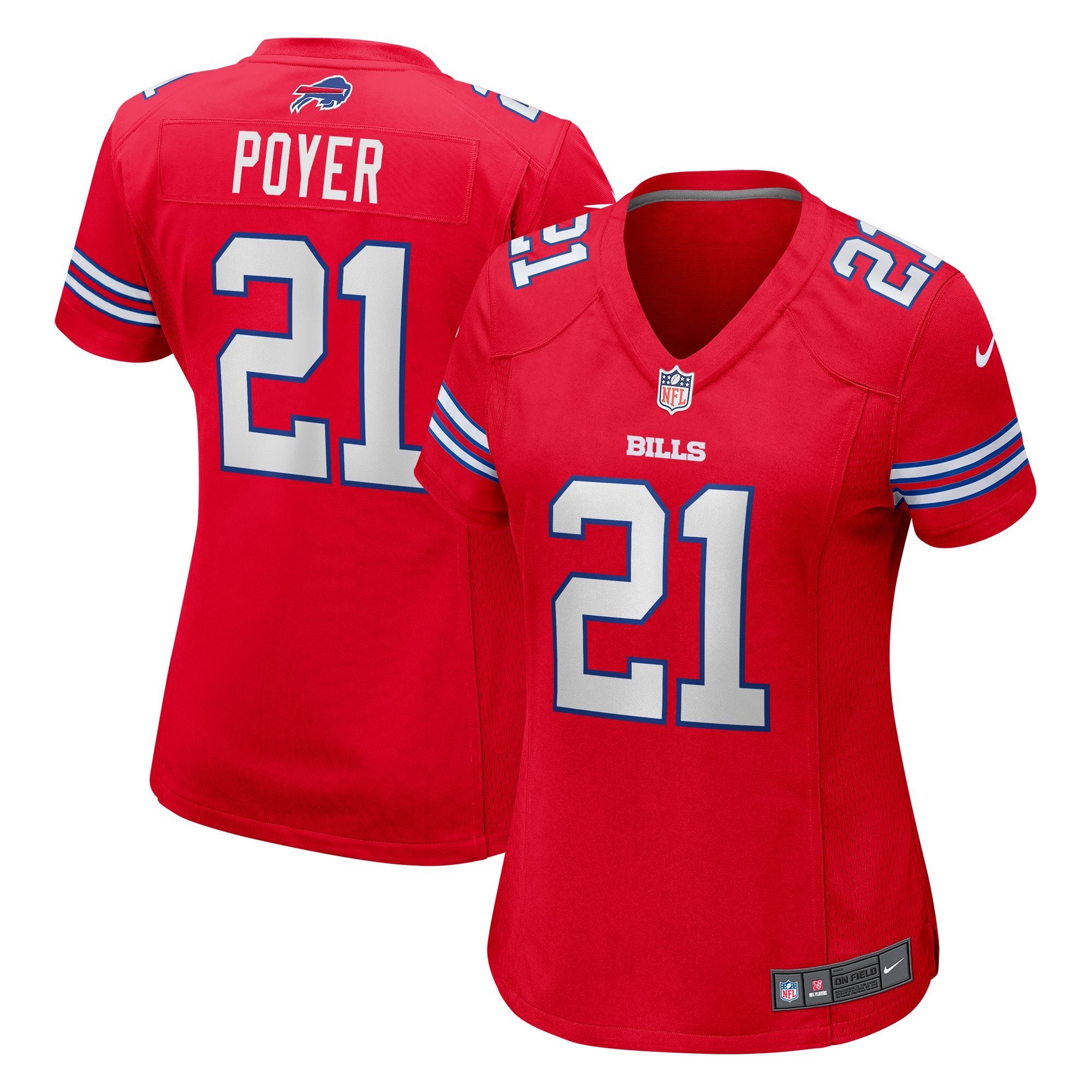 Women’s Buffalo Bills Jordan Poyer Red Player Jersey