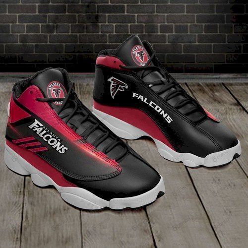 Atlanta Falcons Air Jd13 Sneakers 425 Custom Jordan Designed by Lightblueshirt Fashion #Fashion #Shoes #Trend #Sneakers #Casual #StreetStyle