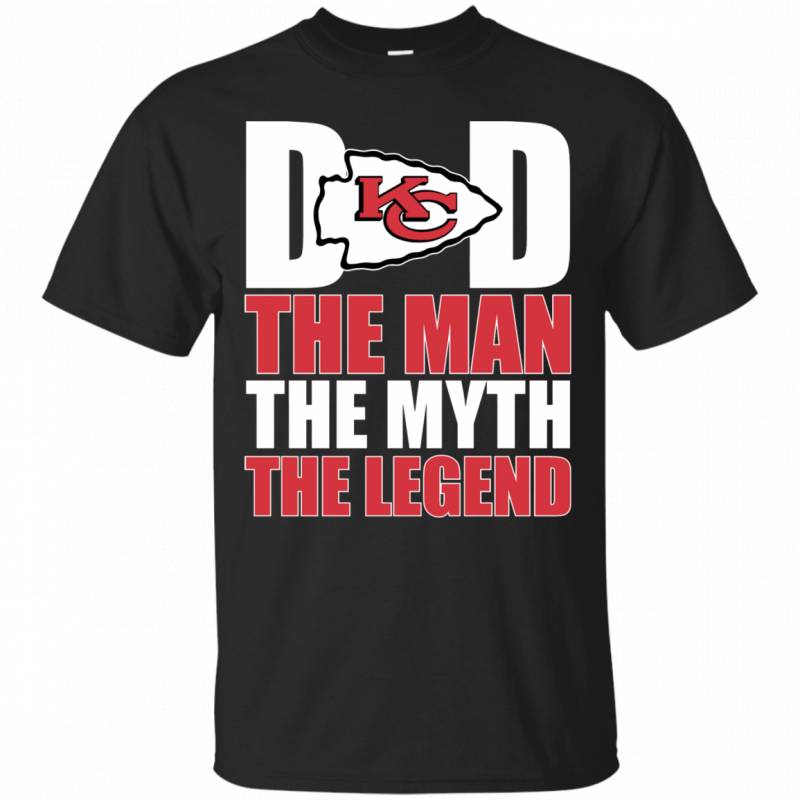 Kansas City Chiefs Football Dad The Man The Myth The Legend Shirt