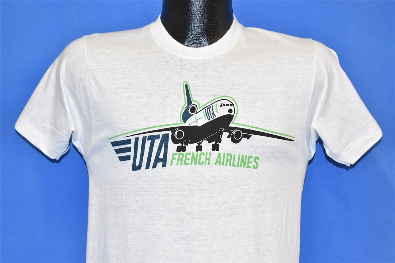 70S Uta Flight French Airlines Airplane T-Shirt