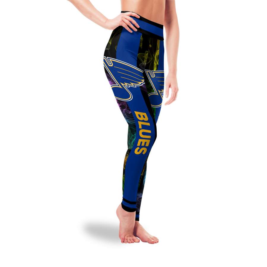 Mysterious Smoke Colors St. Louis Blues Leggings