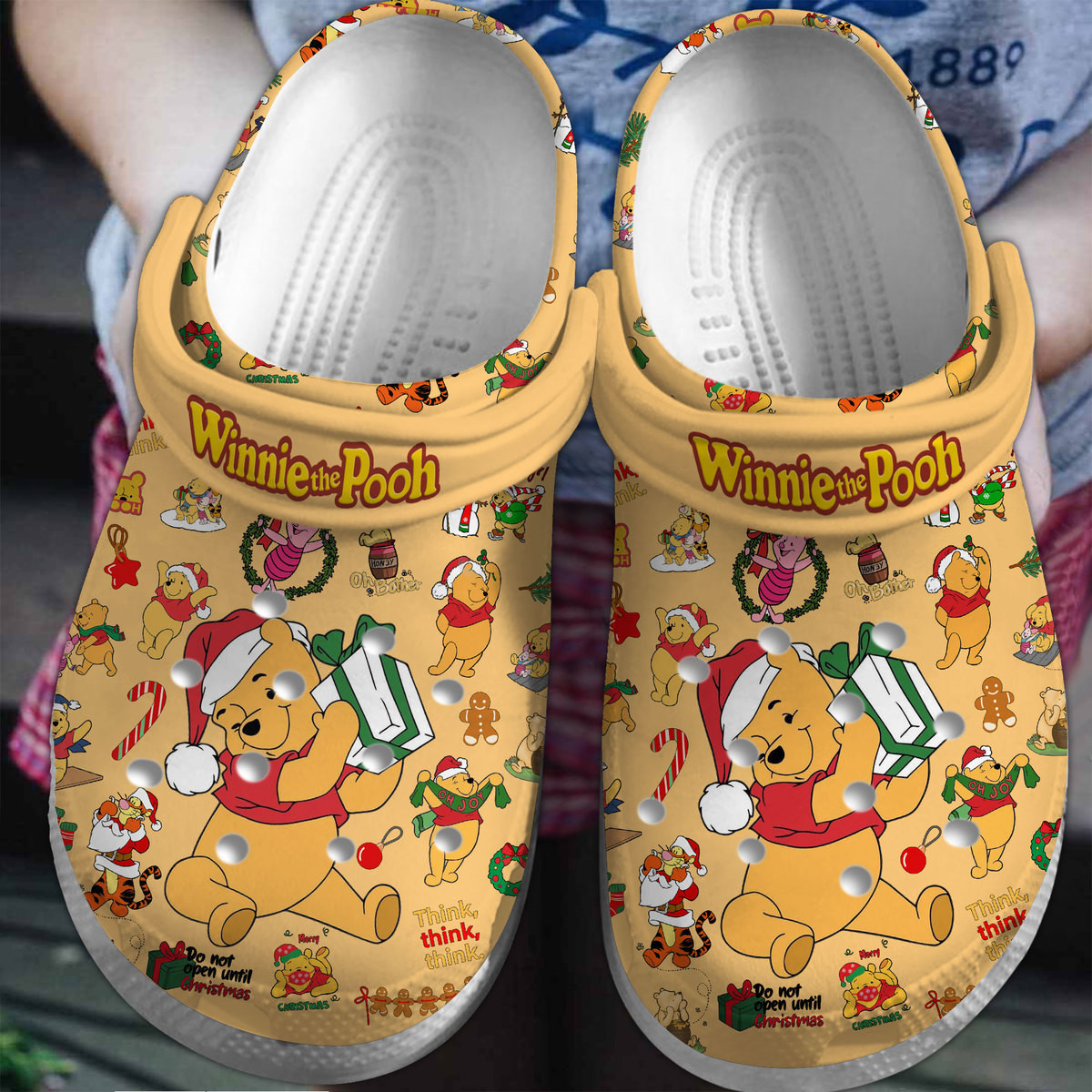 Winnie the Pooth Movie Crocs Crocband Clogs Shoes Comfortable For Men Women and Kids 2