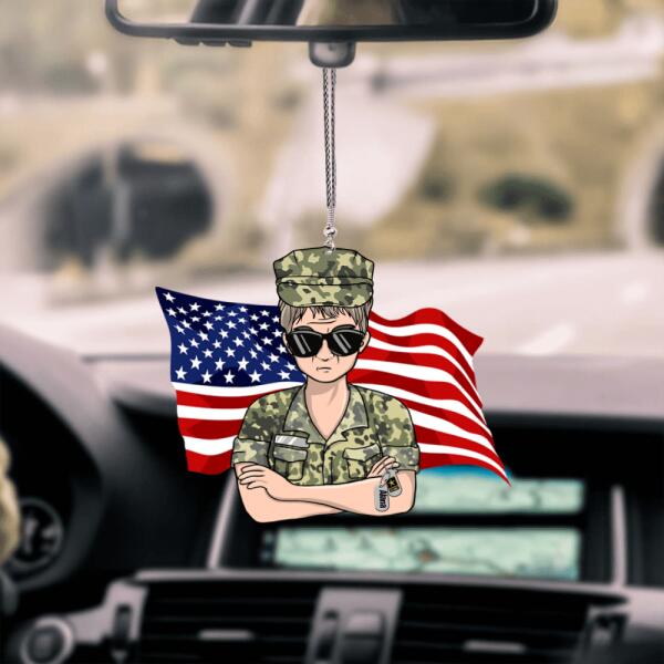 Veterans Car Hanging Ornament On The Car Special Gift For Veteran’S Wife