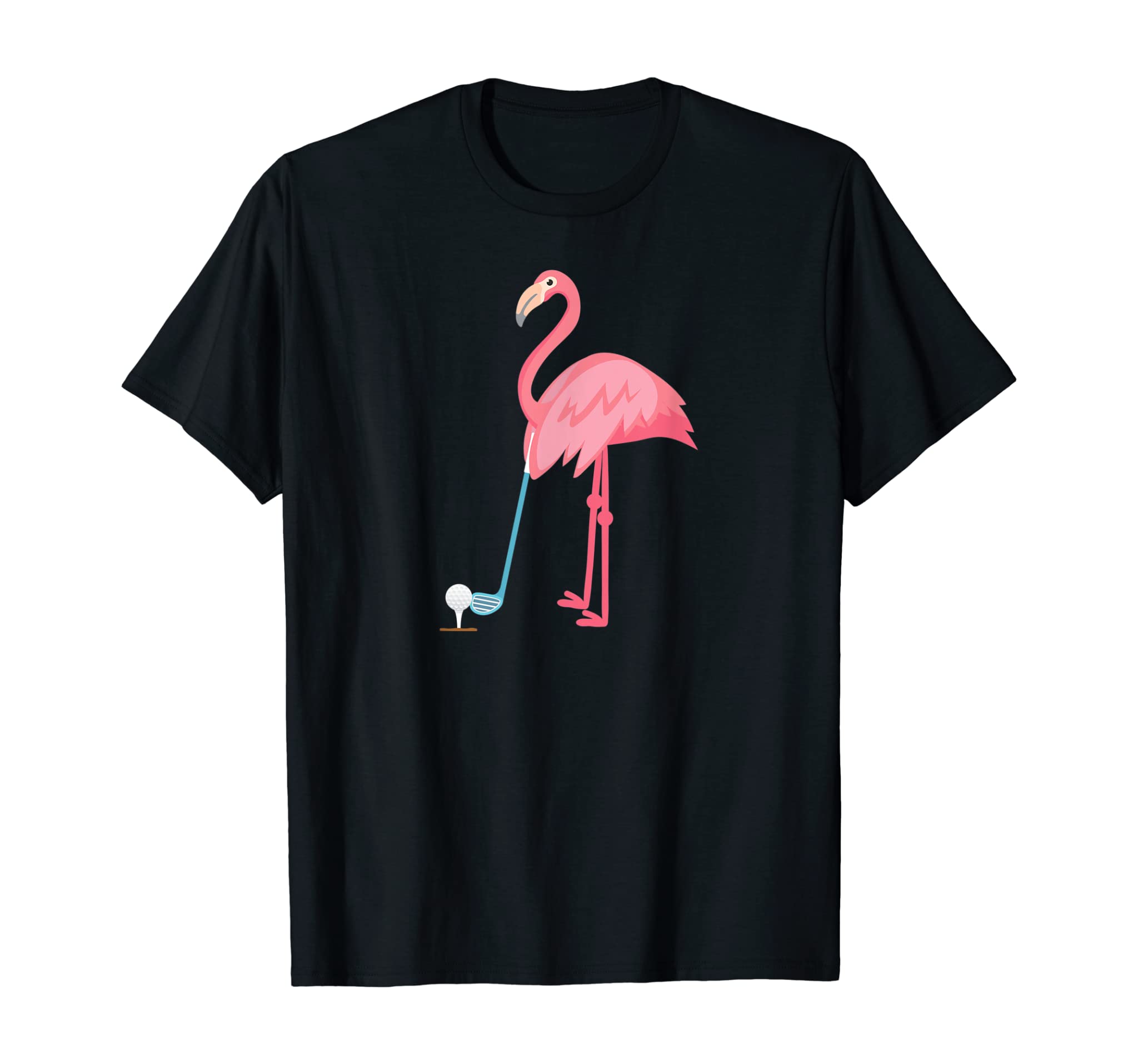 Golf Flamingo Lover Gift Floral Women Men Funny Summer Cute T-Shirt