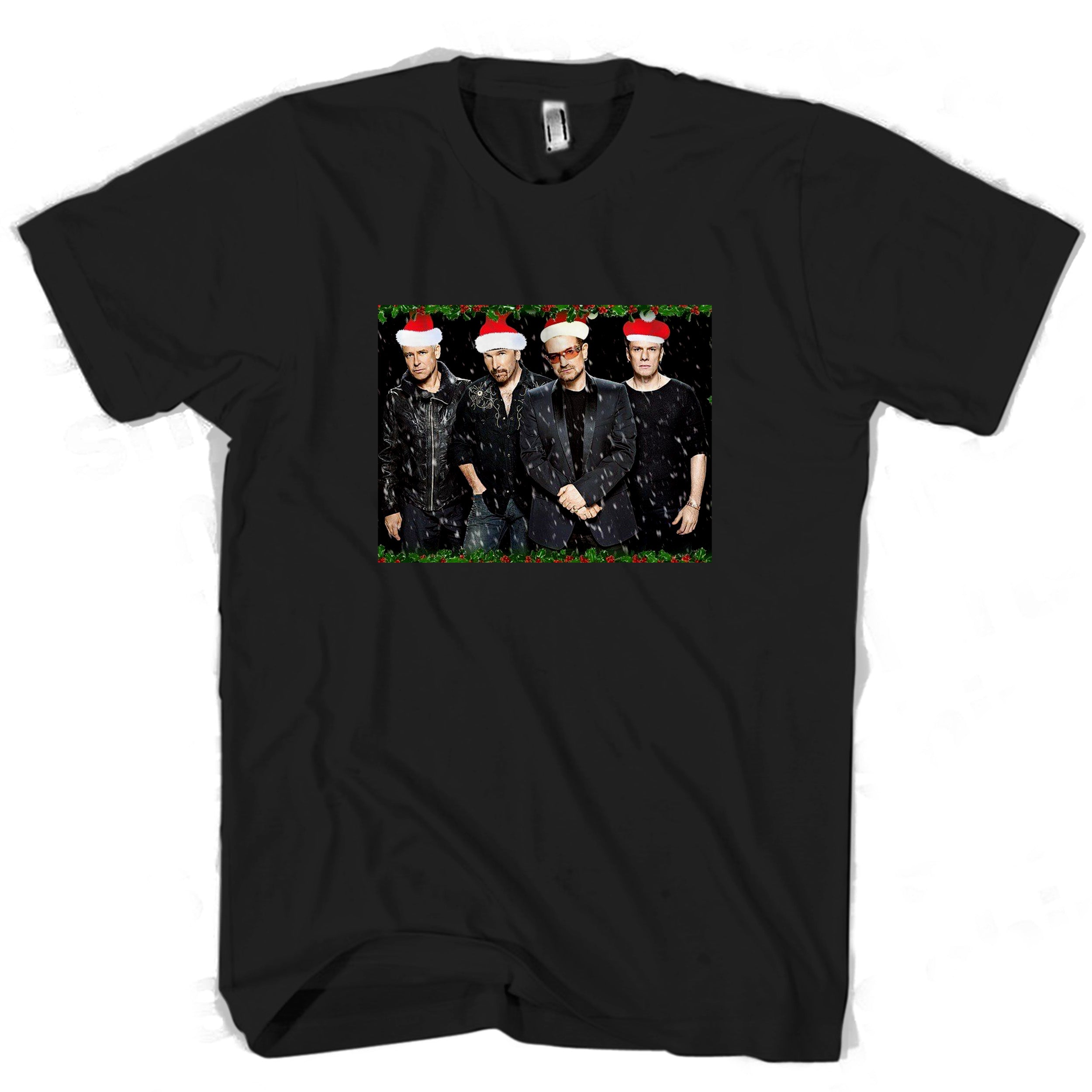 U2 Happy Christmas Man’s Tee T-Shirt