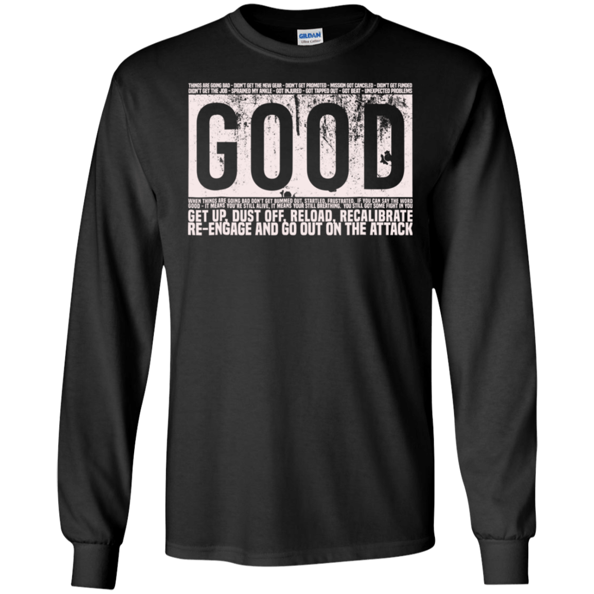 GOOD Shirt Motivational Jocko Quote - Navy Seals Ultra Cotton Shirt ...