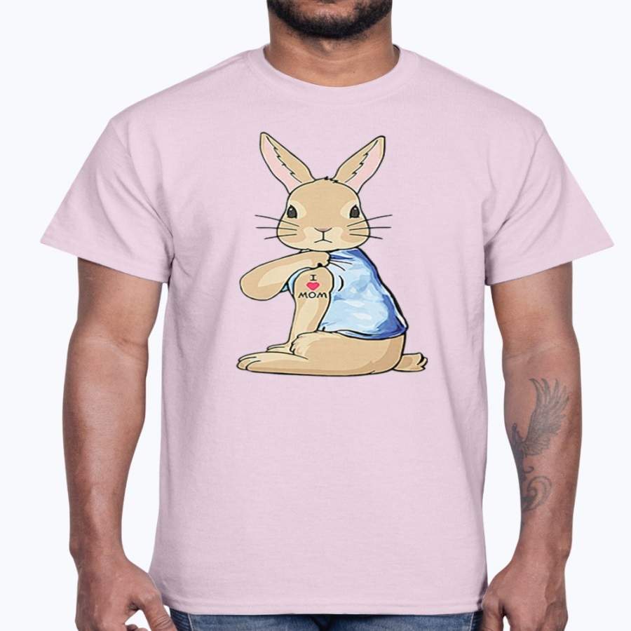 Bunny Tattoos I love mom shirt