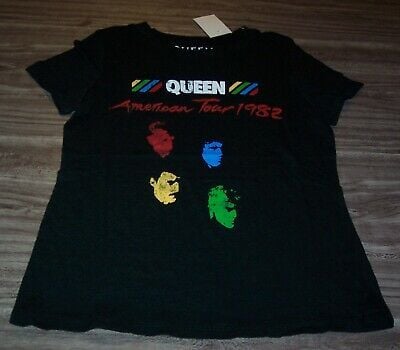 Vintage Style  Teen Queen Band 1982 Tour T-shirt Xs Band New W/ Tag 5567