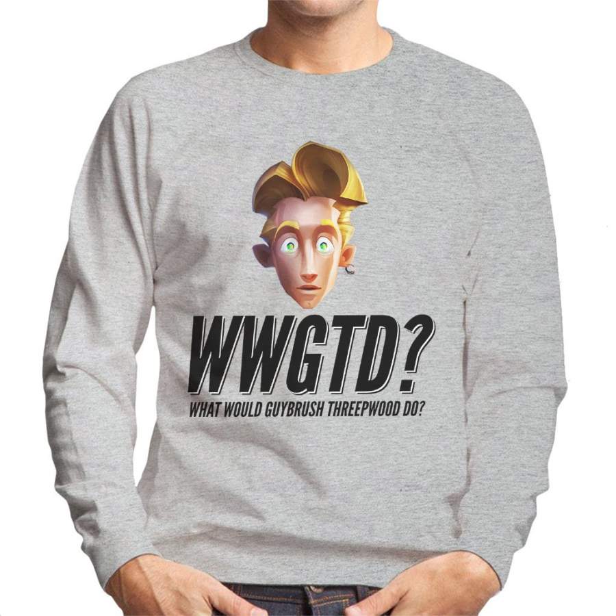 Monkey Island What Would Guy Threepwood Do Men’s Sweatshirt