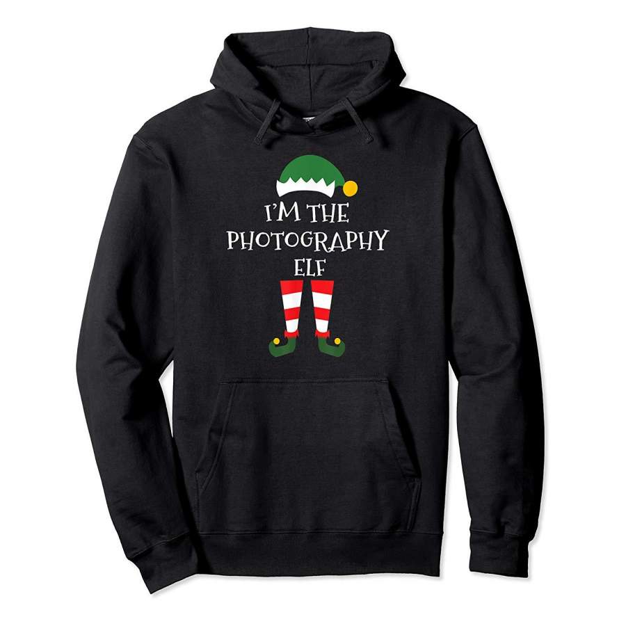 I’m The Photography Elf Matching Family Group Christmas Gift Hoodie