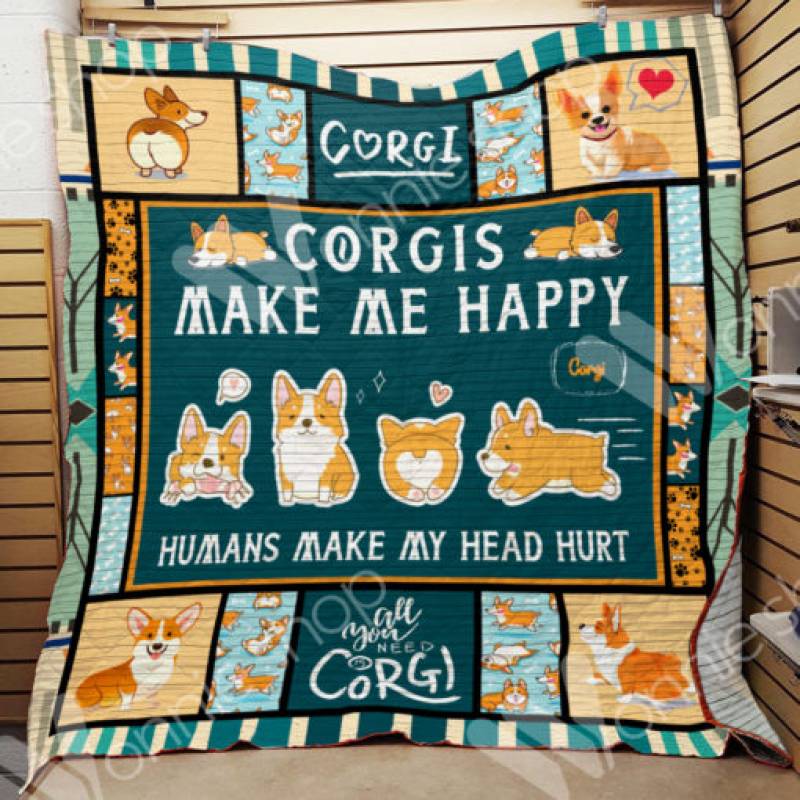 Corgi Dog Blanket OCT2502 69O31