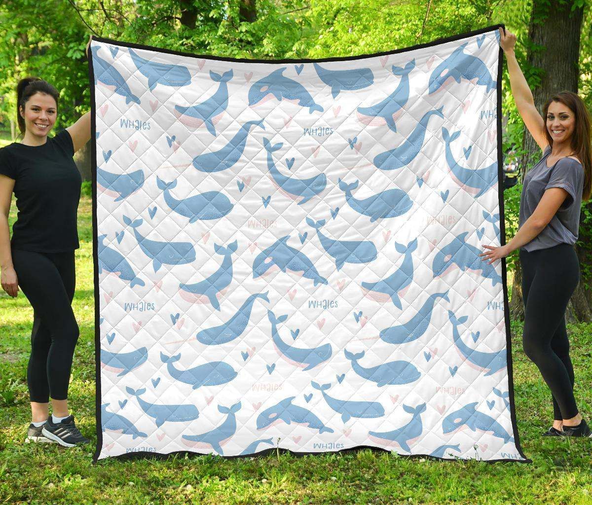 Blue Whale Pattern Dhcdhc Dt1910 Quilt Blanket