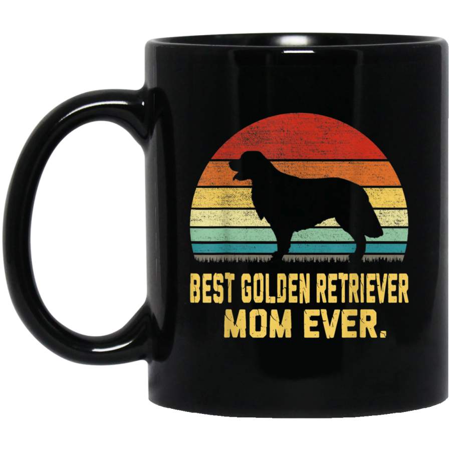 Vintage Best Golden Retriever Mom Ever Mug