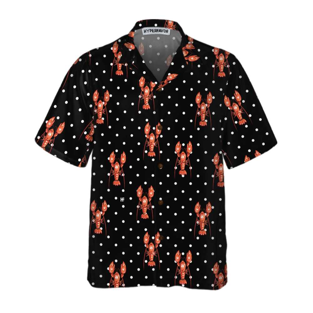 Red Lobster With Dot Hawaii Funny Shirt For Print Ha54900