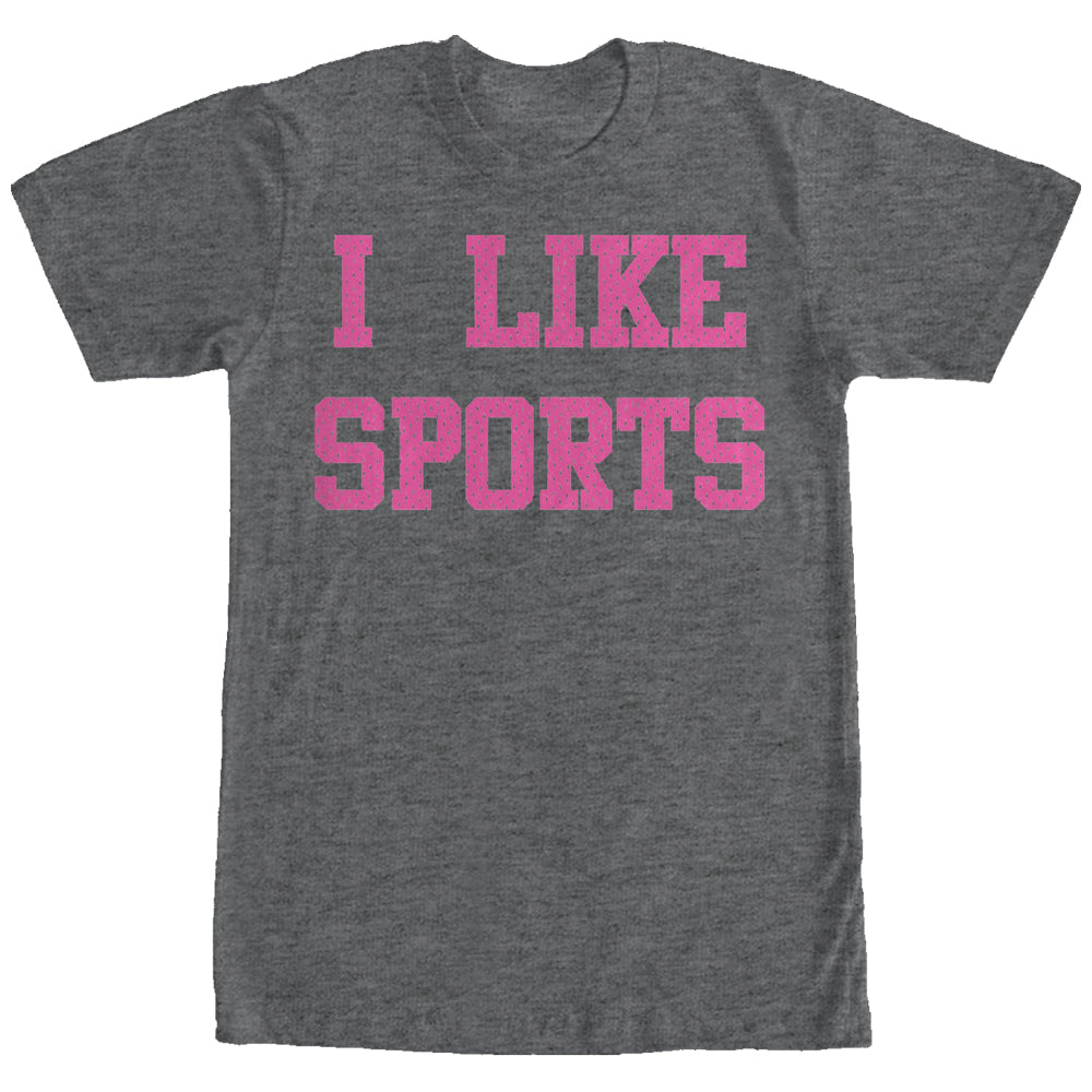 Chin Up Women’S I Like Sports  Boyfriend Tee