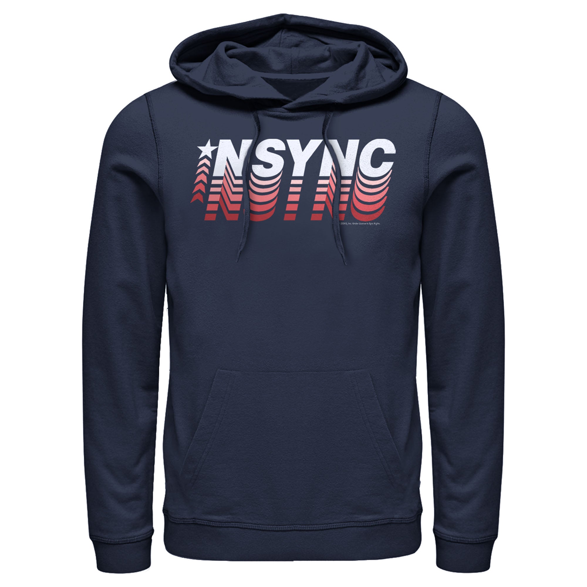 Nsync Men’S Retro Name  Pull Over Hoodie