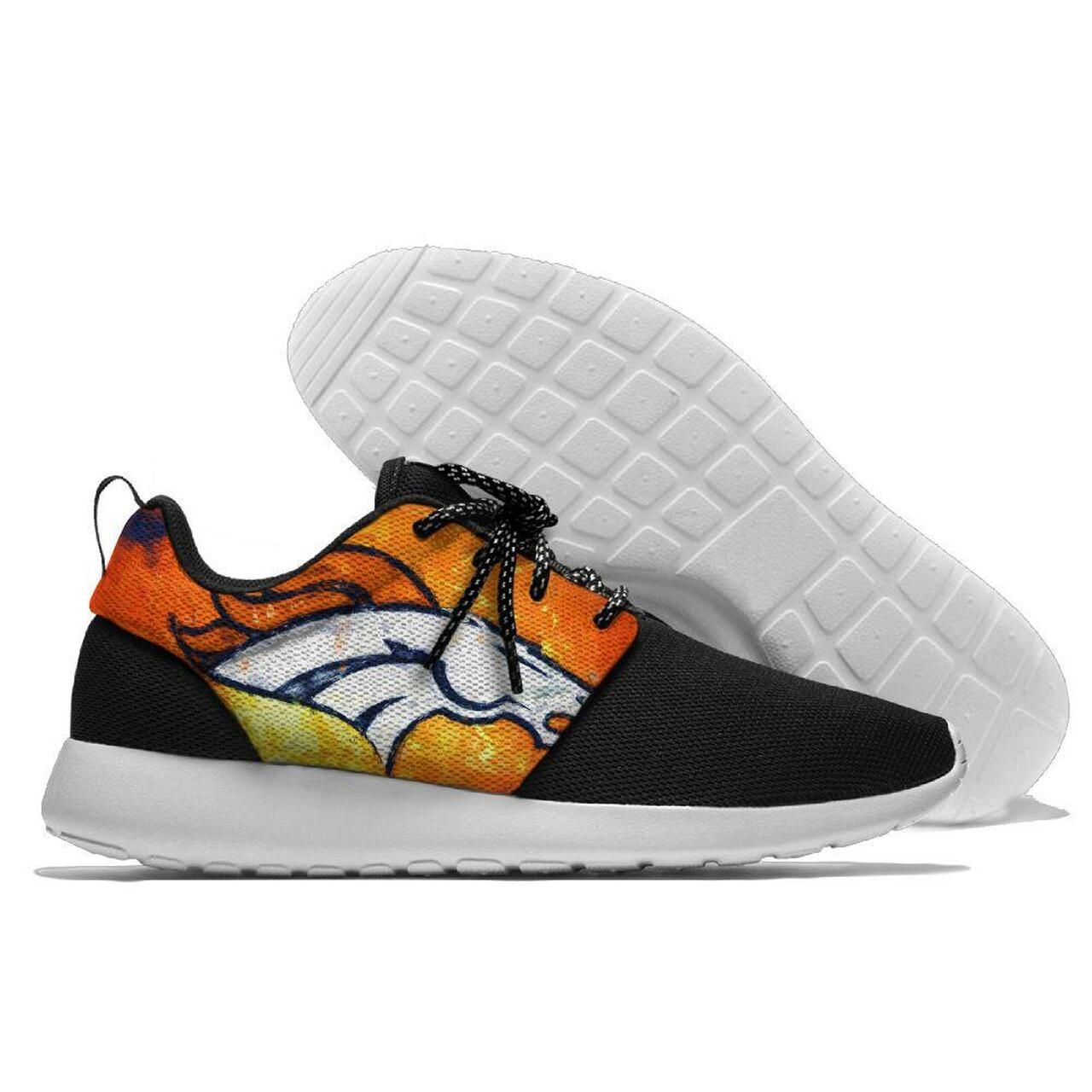 Mens And Womens Denver Broncos Lightweight Sneakers, Broncos Running Shoes