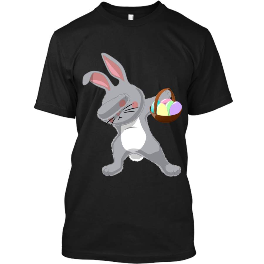 Dabbing Easter Bunny Shirt for Kids Easter Gift for Kids Custom Ultra Cotton