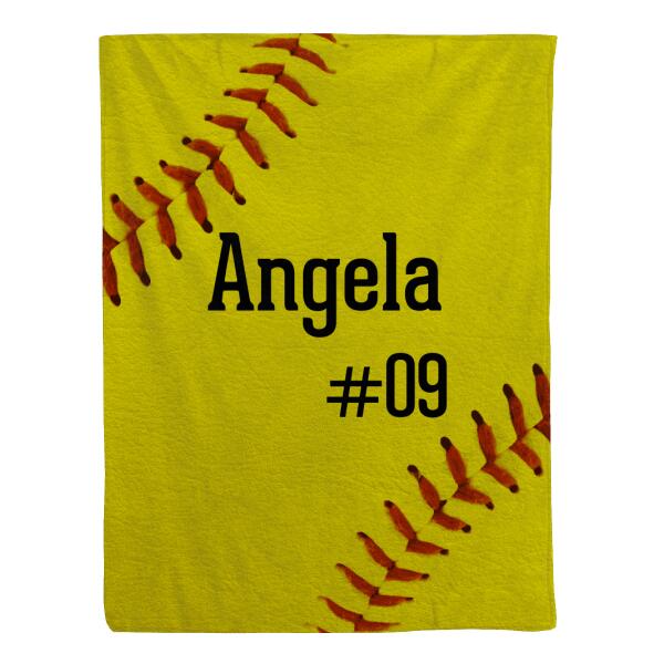 Personalized Blanket, Baseball Christmas Gift For Baseball Lovers