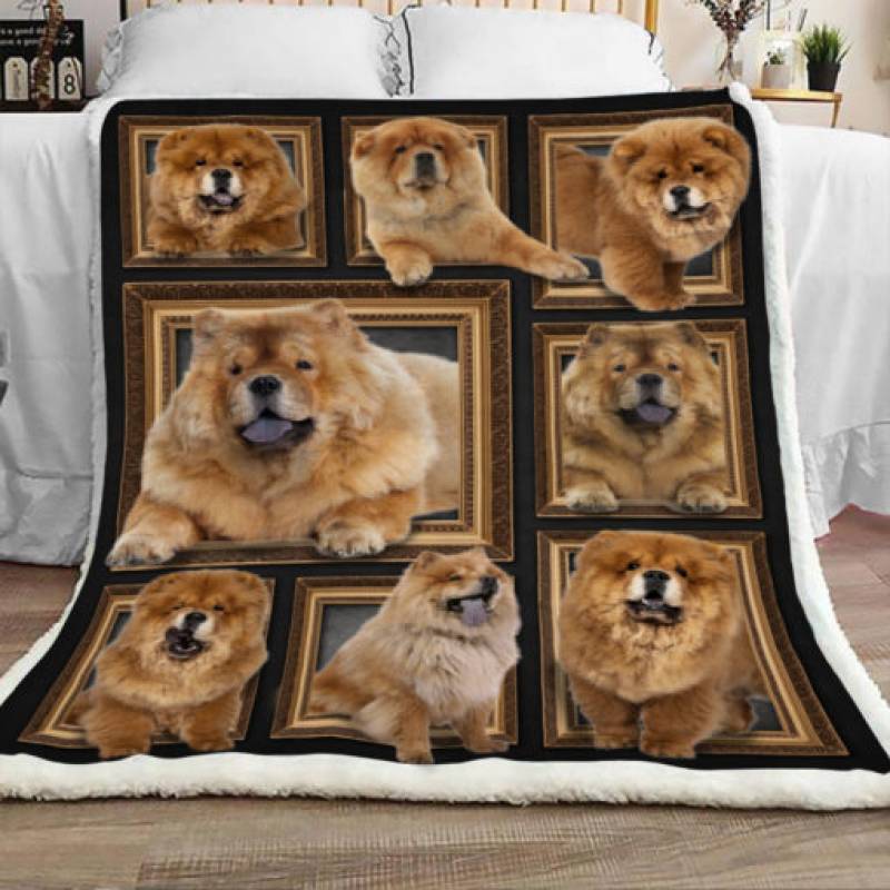 Chow Chow Dog Sherpa Blanket JR0901 67O39