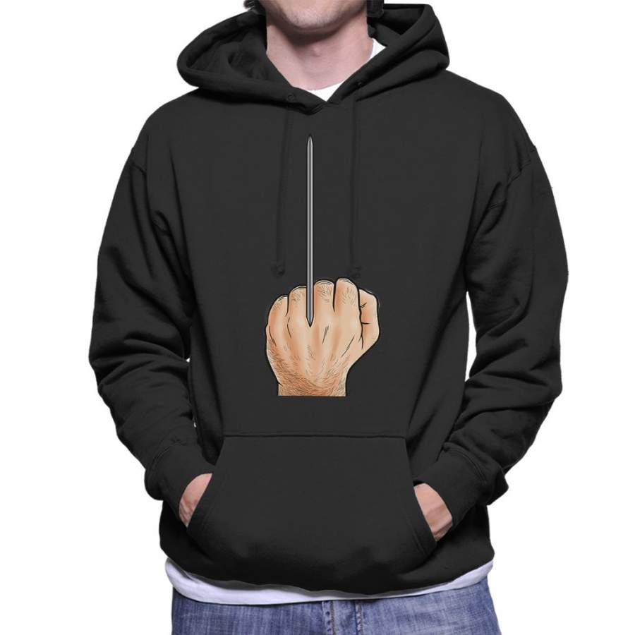 Wolverine Giving The Finger X Men Men’s Hooded Sweatshirt