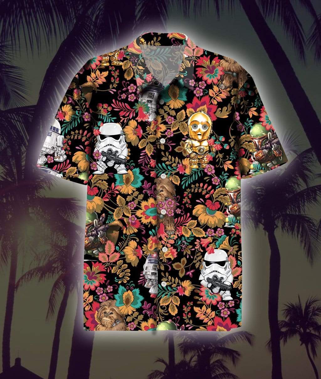 Tropical Hibiscus Star Hawaiian Shirt | Unisex | Adult | Hw7408