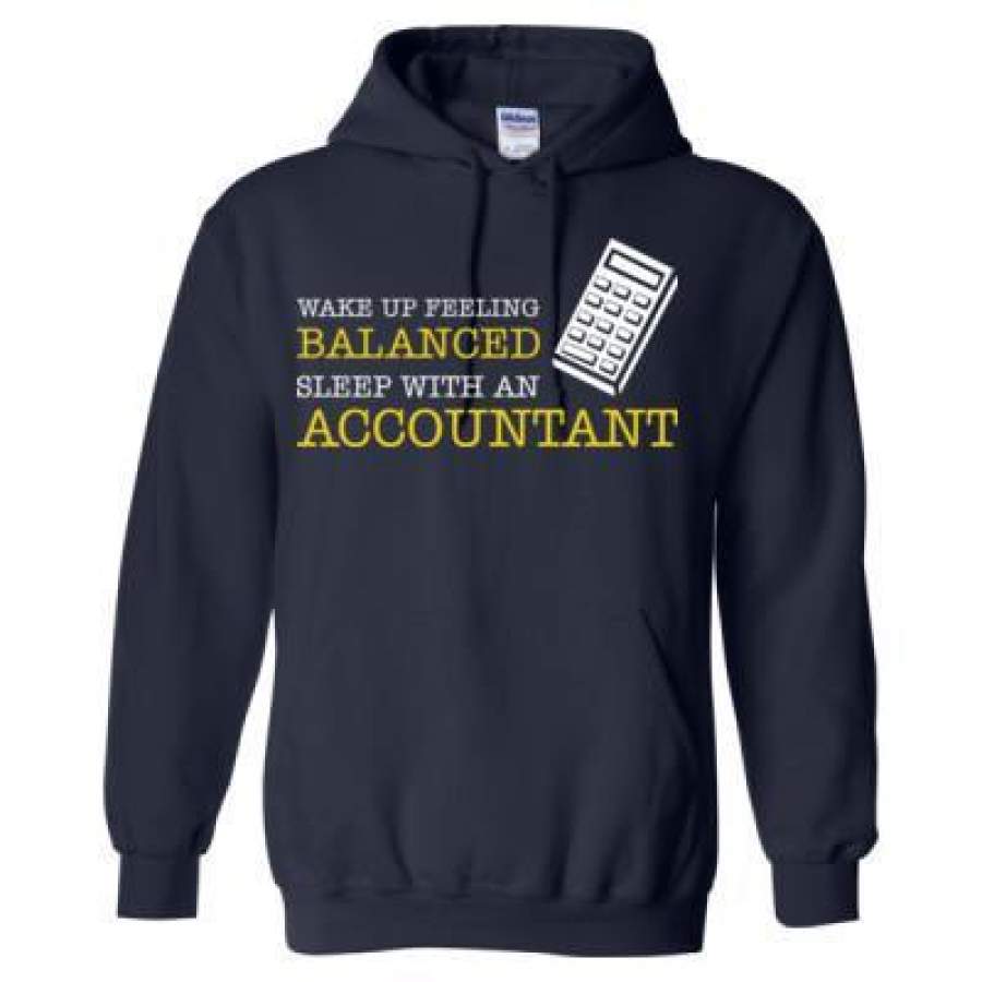 AGR Wake Up Feeling Balanced Sleep With An Accountant – Heavy Blend™ Hooded Sweatshirt