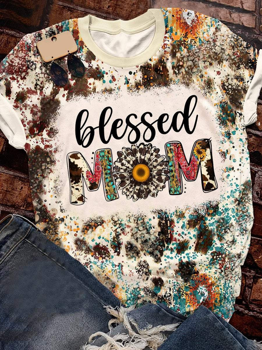 Blessed Mother Leopard 3D Tshirt Hoodie Long-Sleeve Gift For Birthday – M02