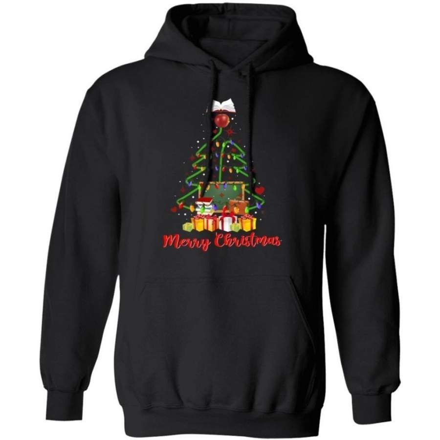 Merry Christmas Teacher Christmas Tree Hoodie Nice Gift MT11