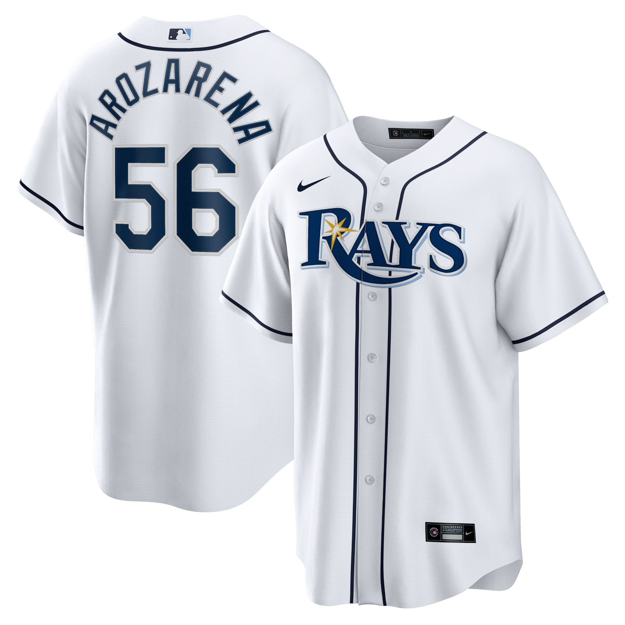 Randy Arozarena Tampa Bay Rays Replica Player Jersey – White