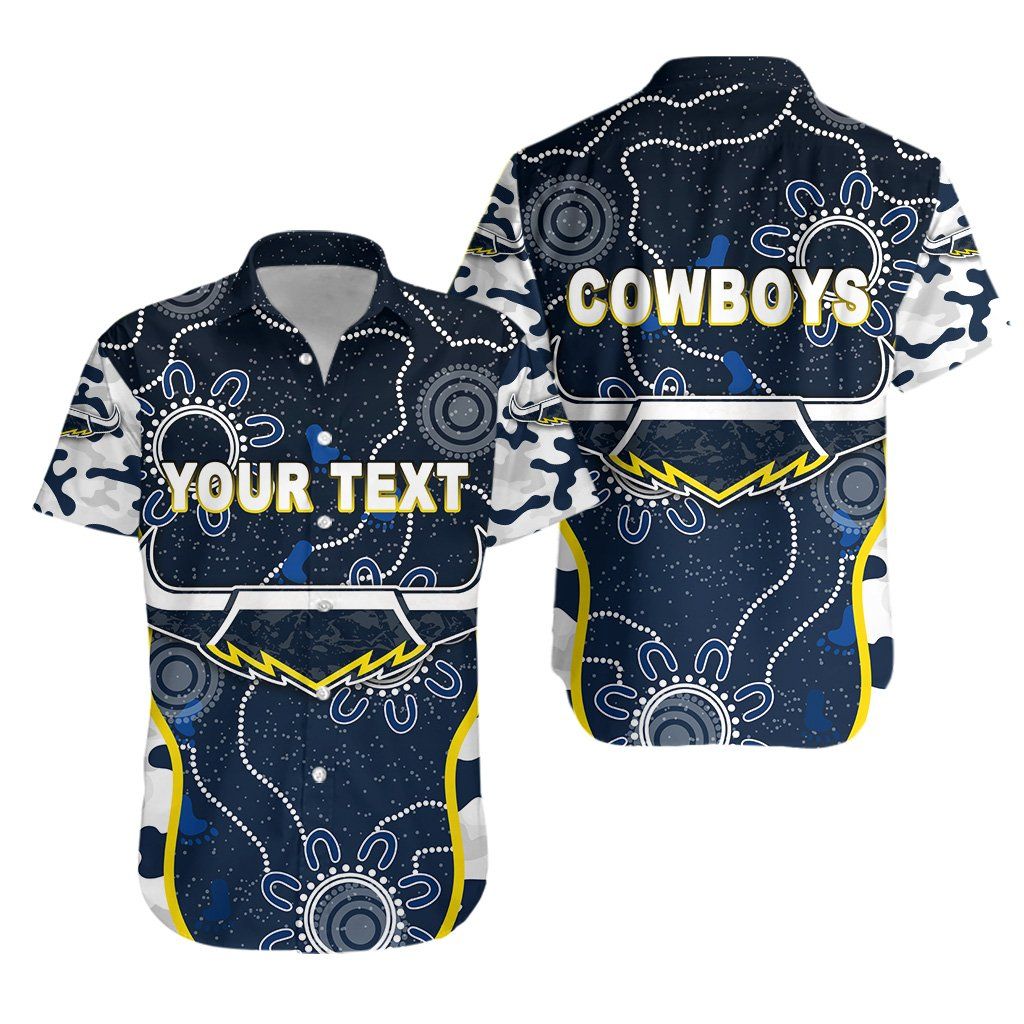 North Queensland Cowboys Hawaii Shirt Anzac Day Camouflage Indigenous Ha68104