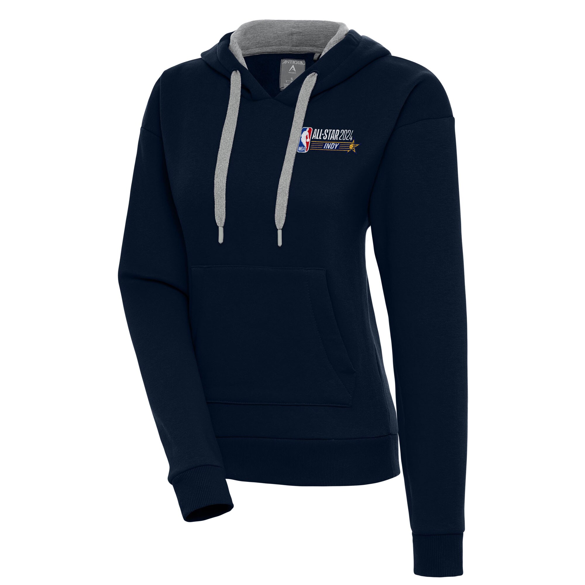 2024 NBA All-Star Game Antigua Women's Victory Pullover Hoodie – Navy