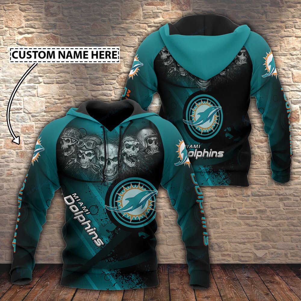 Miami Dolphins Personalized Hoodie Bg608