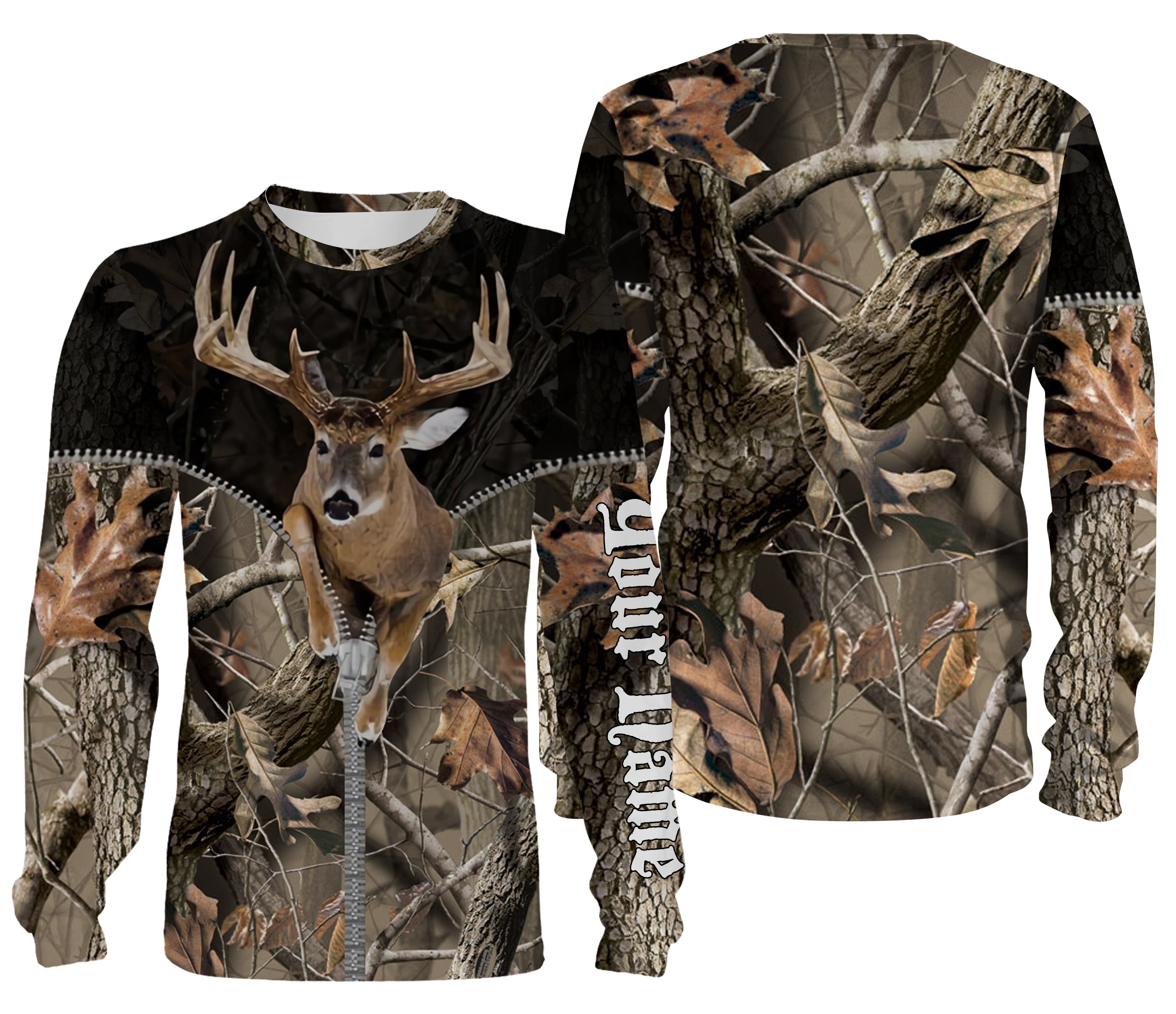 Best Deer hunting Camouflage custom Name 3D Full printing Shirt, Face shield – Personalized shirt for Deer hunter, gift for Men, Women and Kid – FSD713