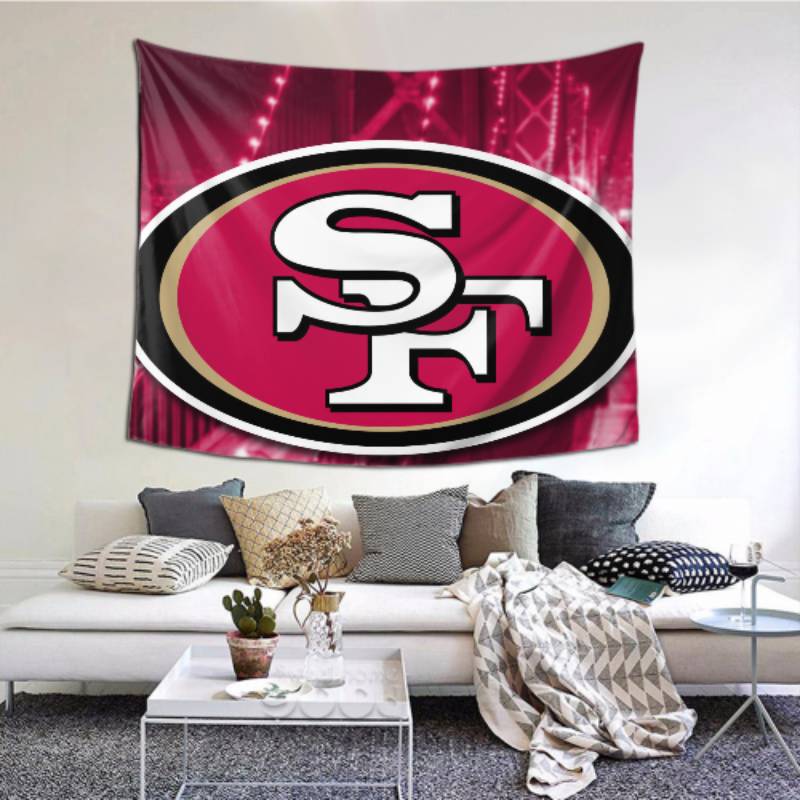 Durable San Francisco 49Ers Tapestry -156407 For Beach Shawl Scarf Blanket