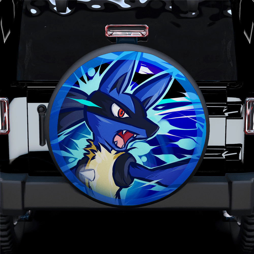 Pokemon Lucario Jeep Car Spare Tire Covers Gift For Campers