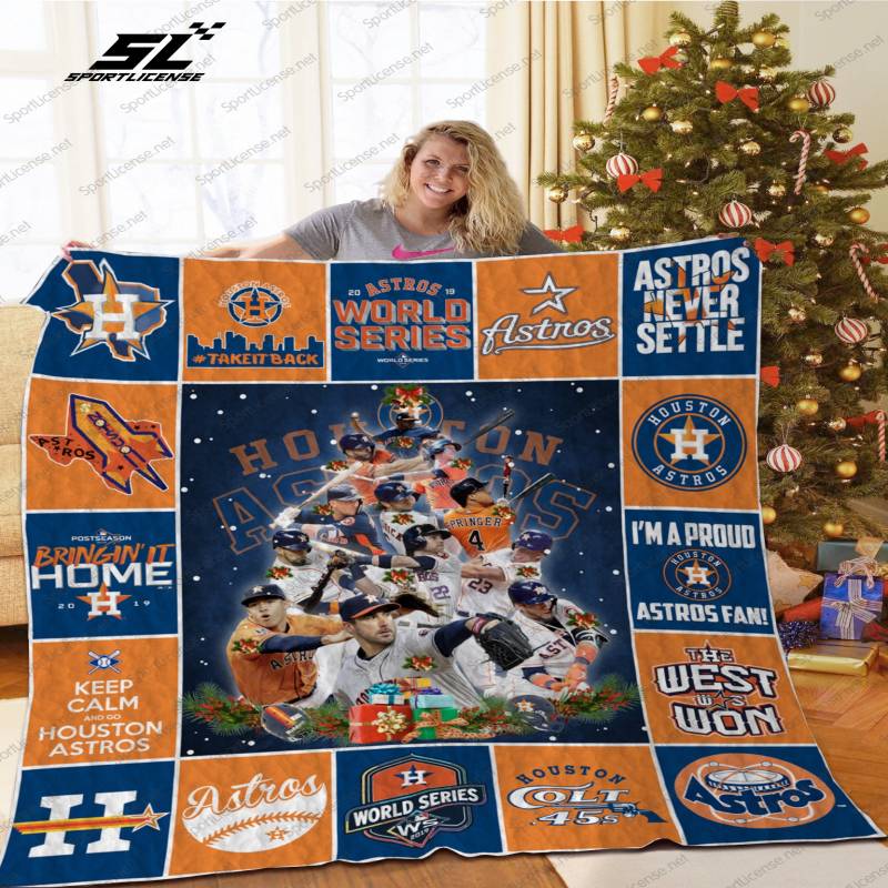 H – Houston Astros Christmas Quilt Blanket Ver 17