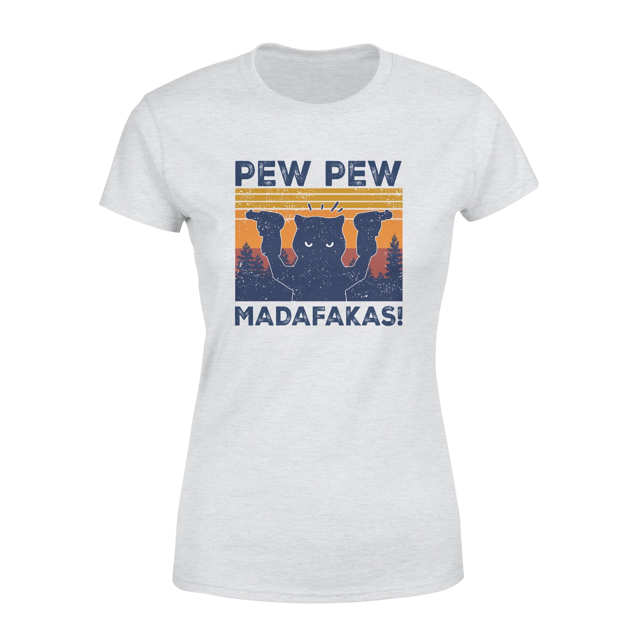 Cat Pew Pew Madafakas Funny – Standard Women’s T-shirt