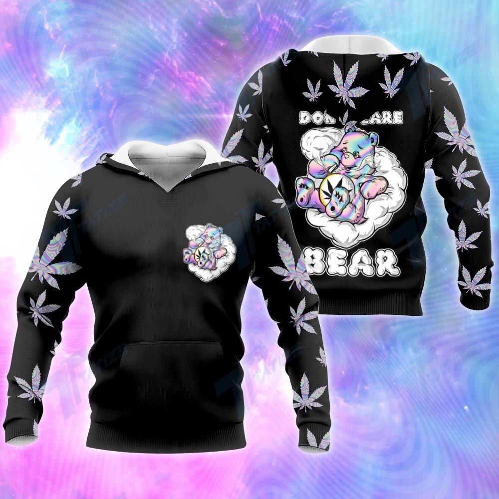 Weed dont care bear 3D All Over Printed Shirt, Sweatshirt, Hoodie, Bomber Jacket Size S – 5XL