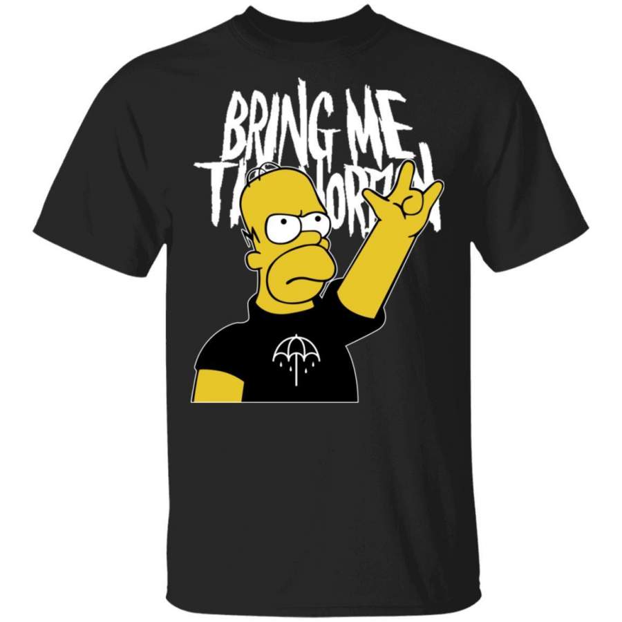 Homer Simpson Bring Me The Horizon T-Shirt