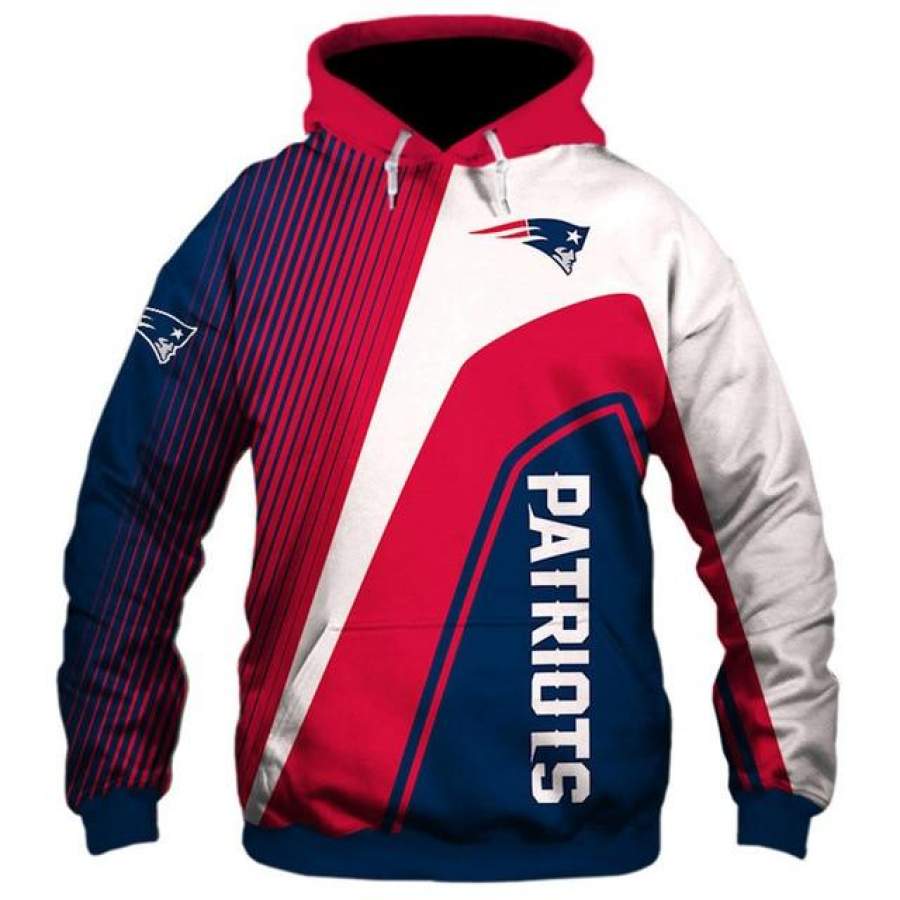 New England Patriots Casual 3D Hoodie