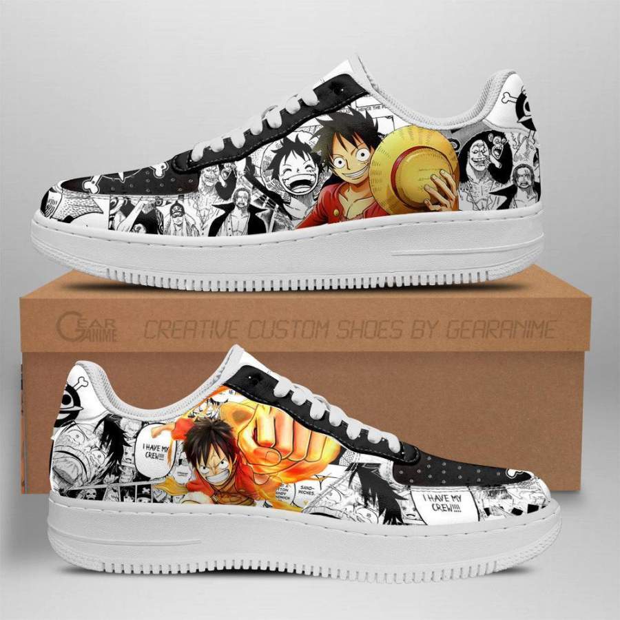 One Piece Air Sneakers Manga Anime Shoes Fan Gift Idea TT04