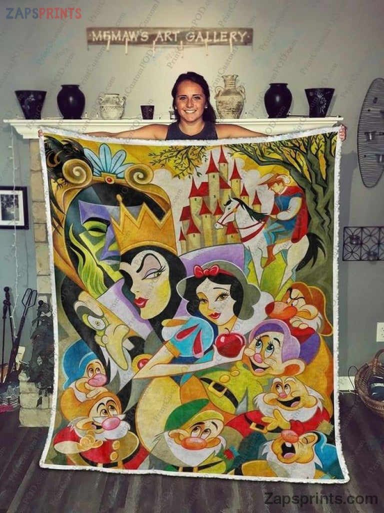 Snow White And 7 Dwarf Blanket