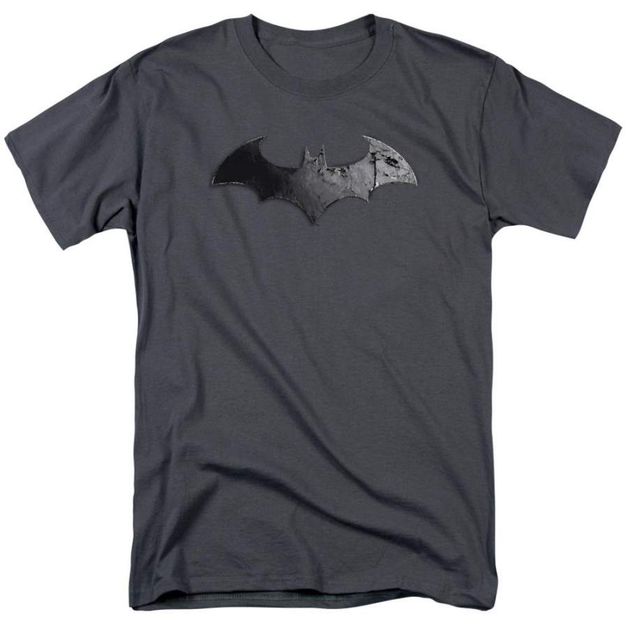 Batman – Arkham Bat Logo Men’s Regular Fit T-Shirt