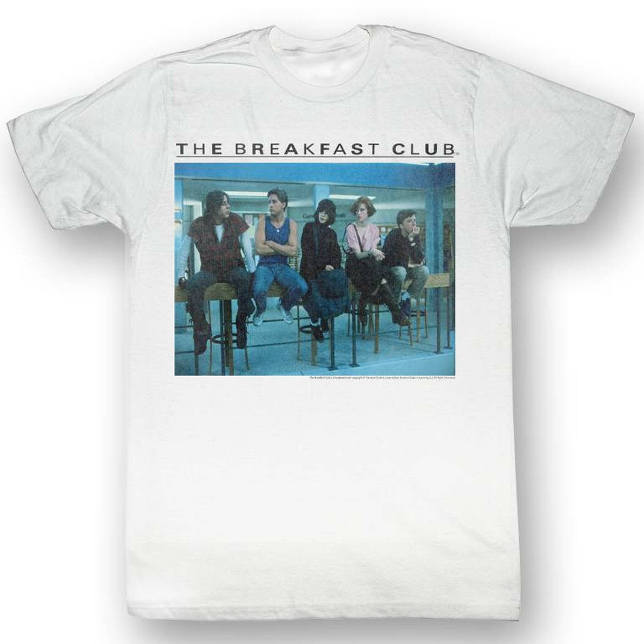 Breakfast Club Posted Up White Adult T-Shirt
