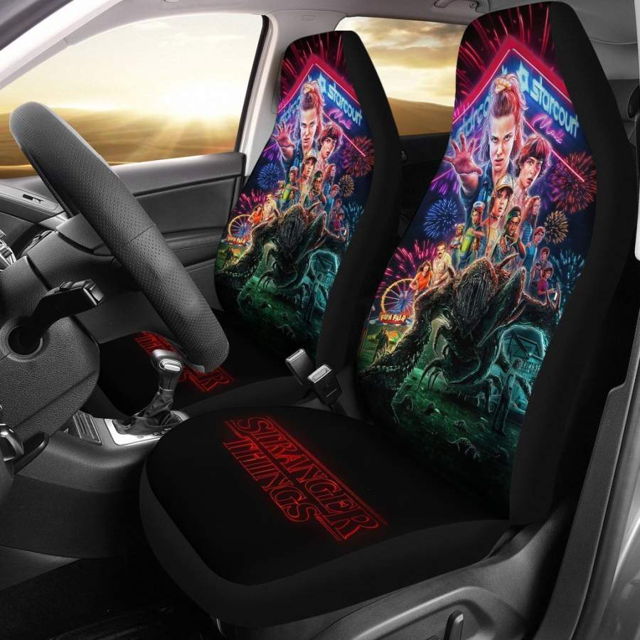 Stranger Things Car Seat Cover