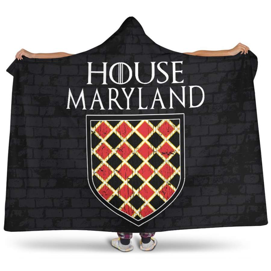 Maryland Terrapins Fans Unofficial House Maryland Hoodie Blanket Snuggie