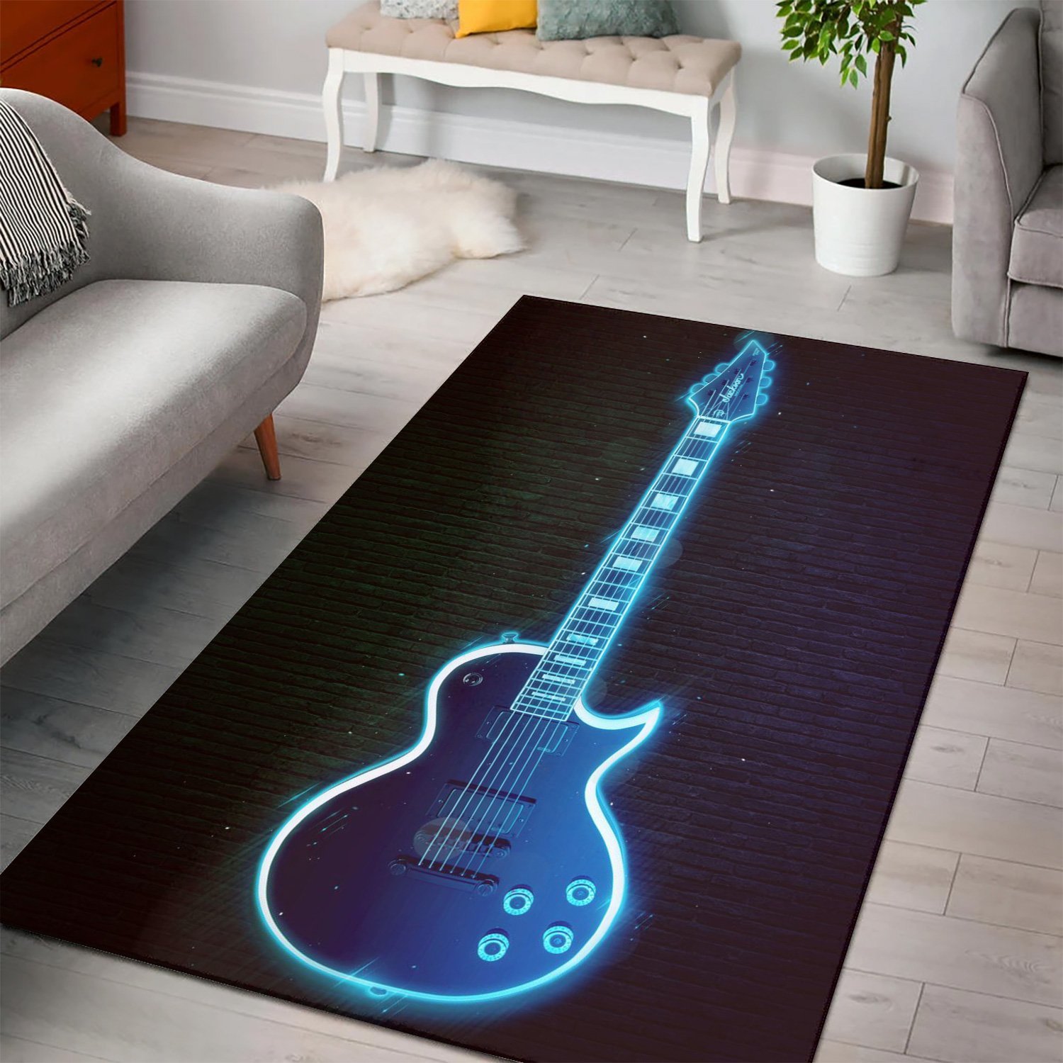 Jason Becker Guitar  Printing Instrument Rug,  Bedroom,  Halloween Gift